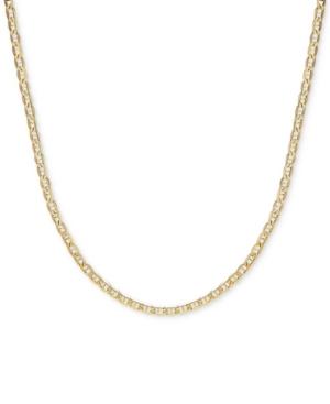 Beveled Marine Chain In 14k Gold