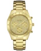 Caravelle New York By Bulova Women's Chronograph Gold-tone Stainless Steel Bracelet Watch 36mm 44l213