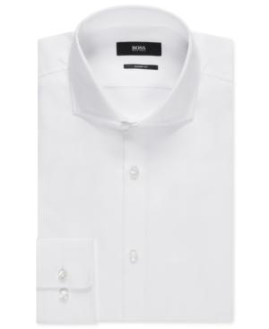 Boss Men's Sharp-fit Cotton Oxford Dress Shirt
