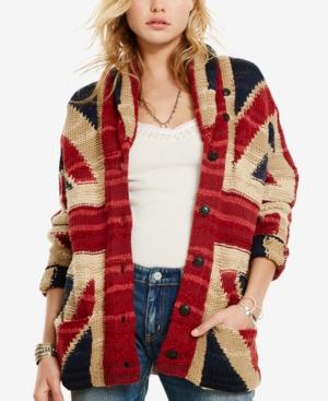 Denim & Supply Ralph Lauren Knit-graphic Shawl Cardigan