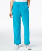 Alfred Dunner Velour Pull-on Pants