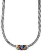 Effy Multistone Necklace In Sterling Silver And 18k Gold (4-2/5 Ct. T.w.)