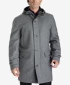 London Fog Men's Hooded Overcoat