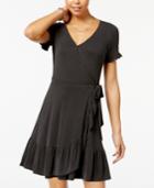 American Rag Juniors' Ruffled Wrap Dress, Created For Macy's