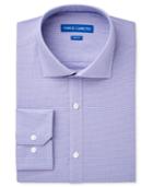Vince Camuto Men's Slim-fit Comfort Stretch Iris Diagonal Dobby Dress Shirt