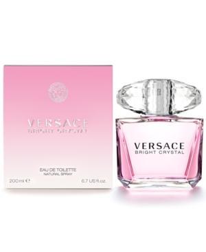 Versace Bright Crystal Eau De Toilette Spray, 6.7 Oz