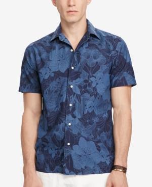 Polo Ralph Lauren Men's Slim-fit Floral Short Sleeve Shirt
