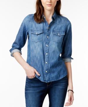 Lucky Brand Western Long-sleeve Denim Shirt