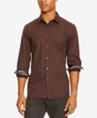 Kenneth Cole Reaction Men's Slim-fit Geometric-print Shirt