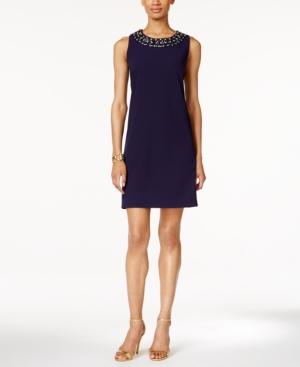 Ronni Nicole Sleeveless Embellished Sheath Dress