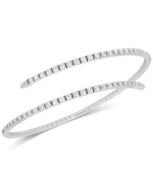 Diamond Flexie Bangle Bracelet (2 Ct. T.w.) In 14k White Gold