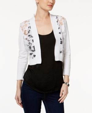 Calvin Klein Illusion Lace Shrug
