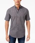 Club Room Men's Micro-check Shirt, Only At Macy's
