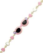 Lily Nily Children's Sunglasses Bracelet In 18k Gold Over Sterling Silver