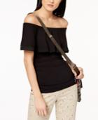 Tommy Hilfiger Off-the-shoulder Flounce Top