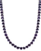 Sterling Silver Necklace, Amethyst Necklace (30 Ct. T.w.)