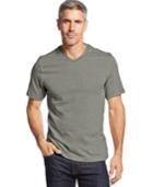 Tasso Elba Birdseye V-neck T-shirt, Only At Macy's