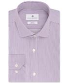 Ryan Seacrest Distinction Slim-fit Non-iron Purple Stripe Dress Shirt, Only At Macy's