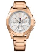 Tommy Hilfiger Women's Rose Gold-tone Stainless Steel Bracelet Watch 40mm