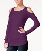 Chelsea Sky Cold-shoulder Top, Only At Macy's