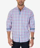 Nautical Men's Bay Plaid Pocket Shirt