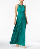 Adrianna Papell Embellished Satin Gown