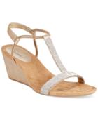 Style & Co. Mulan 2 Embellished Evening Wedge Sandals, Only At Macy's Women's Shoes