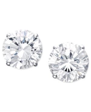 Certified Diamond Stud Earrings In 14k White Gold (1/4 Ct. T.w.)