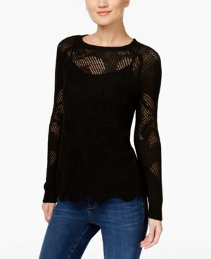 Inc International Concepts Pointelle Sweater, Only At Macy's