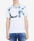 Calvin Klein Jeans Men's Ocean Logo Graphic-print Cotton T-shirt