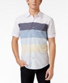 Tommy Hilfiger Men's Carson Engineered Striped Cotton Shirt
