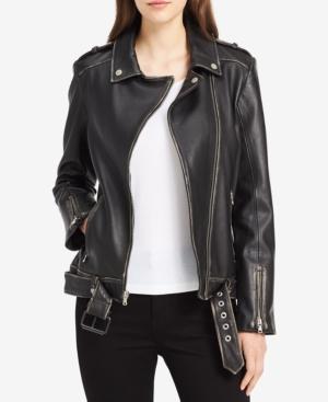 Calvin Klein Jeans Leather Moto Jacket