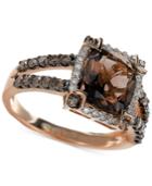 Le Vian Smoky Quartz (2-5/8 Ct. T.w.) And Diamond (5/8 Ct. T.w.) Ring In 14k Rose Gold