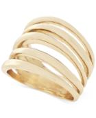 Bcbgeneration Gold-tone Multi-row Statement Ring
