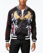 Hudson Nyc Men's Red Sun Embroidered Souvenir Jacket