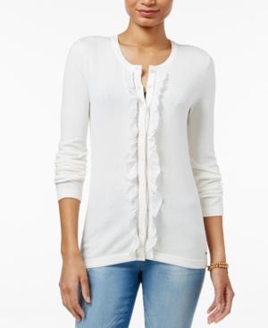 Tommy Hilfiger Kelly Ruffled Cardigan