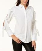 Glam By Glamorous Tied-sleeve Shirt, Created For Macy's