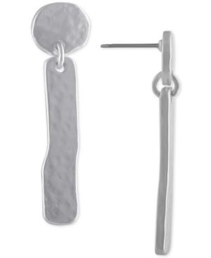 Rachel Rachel Roy Silver-tone Stick Drop Earrings