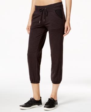 Calvin Klein Performance Mesh-trim Cropped Sweatpants