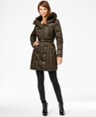 Vince Camuto Faux-fur-lined Quilted Puffer Coat