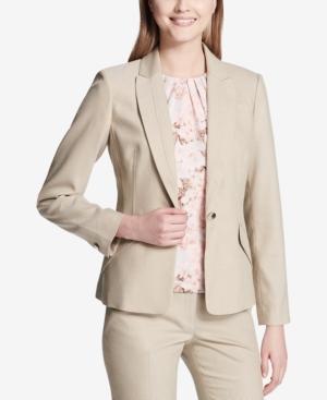 Calvin Klein Seamed Textured Blazer