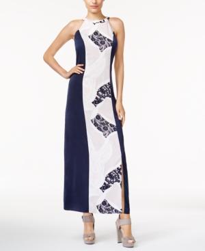 Bar Iii Printed Maxi Dress, Created For Macy's