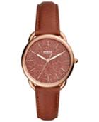 Fossil Women's Tailor Terracota Leather Strap Watch 35mm