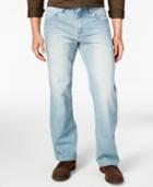 Inc International Concepts Men's Relaxed-fit Light Wash Jeans, Only At Macy's