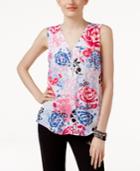 Inc International Concepts Zipper-trim Top, Only At Macy's