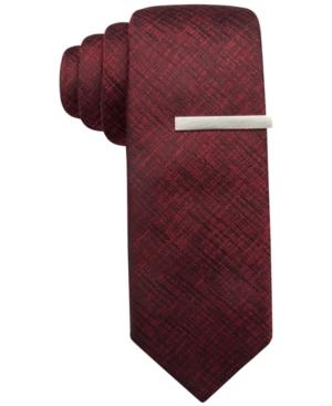 Alfani Men's Textured Skinny Tie, Only At Macy's