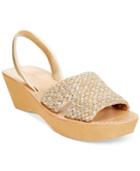 Kenneth Cole Reaction Fine Time Slingback Platform Wedge Sandals Women's Shoes