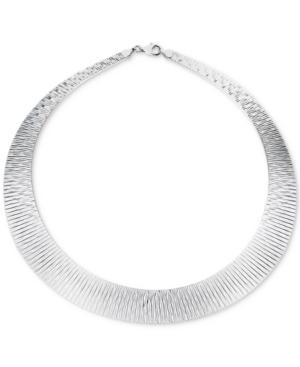 Giani Bernini Wide Collar Necklace In Sterling Silver, Only At Macy's