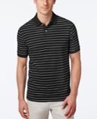 Club Room Men's Performance Uv Protection Striped Polo, Only At Macy's