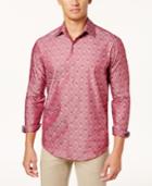 Tasso Elba Men's Medallion Jacquard Shirt, Created For Macy's